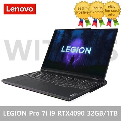 Lenovo LEGION Pro 7i 16IRX i9 RTX4090 Plus 32GB/1TB W11 16" Gaming Laptop - Image 1 of 4