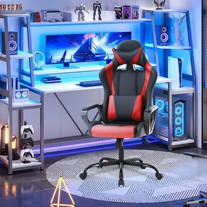 Ergonomic Racing Desk Chair Gaming Chair Computer Chair with Armrests 360°Swivel - Picture 1 of 63