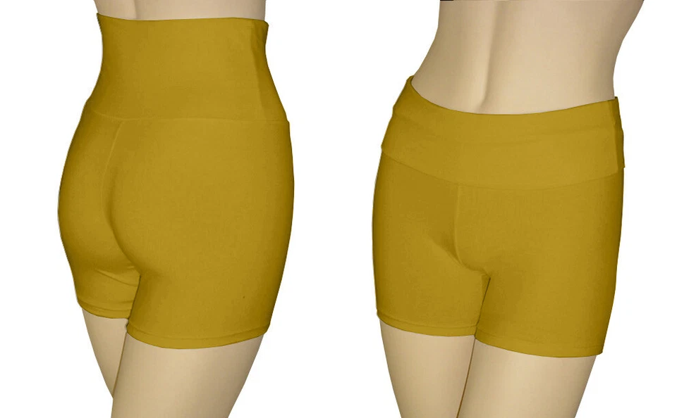 Pantalones cortos de yoga plegables de algodón y spandex para mujer de Emily Chen EE. UU. (S, M, L, XL) Foto 1 de 1