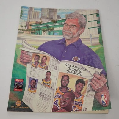 Vintage Los Angeles Lakers 1999-2000 Yearbook NBA Basketball Sports *** - Image 1 of 4