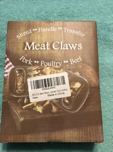 Set of 2 BBQ Meat Claws , Pork Shredder and handler, Essential for BBQ Pros  - Picture 1 of 3