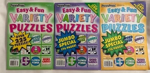 Lot of (3) Penny Press Easy & Fun Variety Puzzles Jumbo Special 2023 - Picture 1 of 1