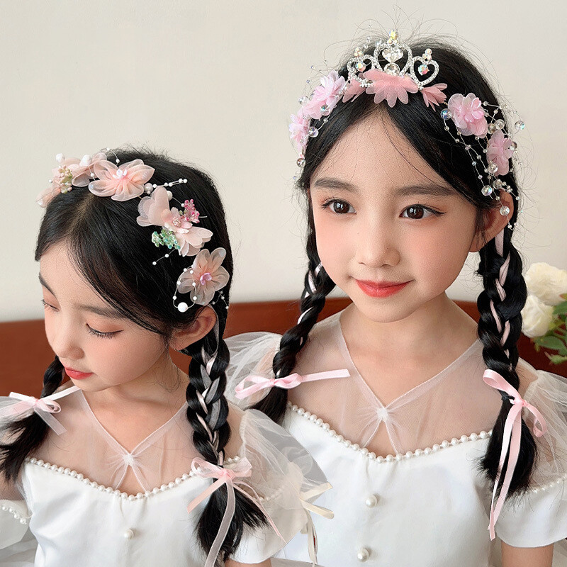 Kit Addio Al Nubilato 17 Pezzi - Velo, Fascia, Braccialetti, Tiara Per Sposa E Damigelle - Foto 3