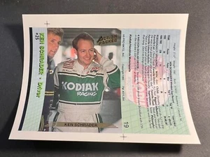 1993 Action Packed UNCUT UNFOLDED PROOF Ken Schrader #25 #19 - Bild 1 von 2