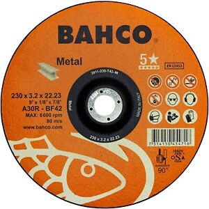 Disque à tronçonner pour métal Bahco 3911-230-T42-M