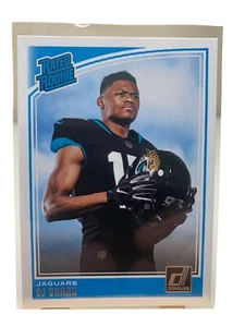 DJ Chark RC 2018 Donruss Rated Rookie #315 Jacksonville Jaguars Detroit Lions RC - Picture 1 of 2