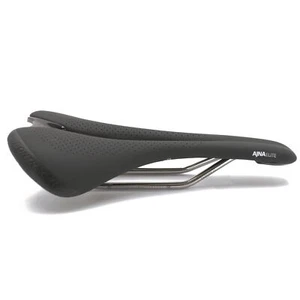 Bontrager Ajna Elite Womens Saddle, Titanium Rails, Medium 154mm, 2017, Black - Picture 1 of 4