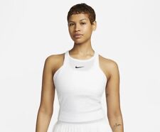 Nike Court Dri-FIT Slam Women's White Tennis Tank Top Vest DV3046-100 Size M