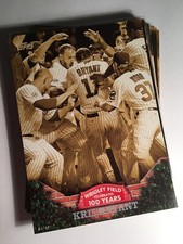 2016 Topps Cubs 100 Years at Wrigley Jumbo 5x7 Gold /10 You Pick Free Shipping