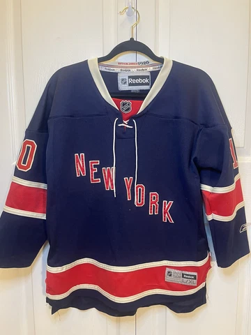 New York Rangers Marian Gaborik Authentic Reebok Jersey Youth Size L/XL Est.1926 Cover