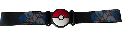 Pokemon Cinturón Entrenador Clip N Llevar Azul, Gris Negro 2018 Hasta Aproximadamente 35” Foto 1 de 4