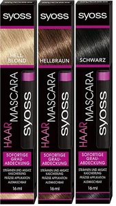 Syoss Hair Mascara For Strands & Roots Temproary Hair Cover 16ml Neu & Originalverpackt - Bild 1 von 3