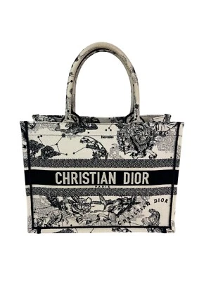 Bolso de Mano Christian Dior Libro Bordado Lona MM Estrellas y Signos Negro eBay Live Foto 1 de 4