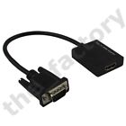VGA Male to HDMI Female Adapter with Audio Connector Cable For HDTV PC TV Laptop