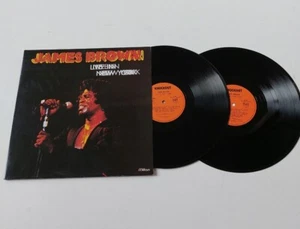 James Brown Live In New York NR Mint Vinyl 2 LP ITALY Knockout 150 155-6 - Picture 1 of 4