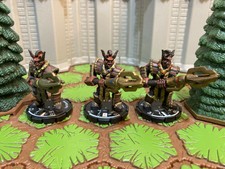 3 Troll Gunner #64, 65, 66 Sinister Mage Knight Lot D&D, Pathfinder, RPG