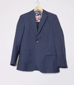 Chaqueta Blazer Alexandre Of England Azul a Rayas Talla 38 - Imagen 1 de 9