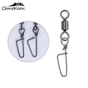 CAMEKOON 50Pcs,100Pcs or Mixsize Pack Snap Swivel w/ Coastlock Fishing Connector - Picture 1 of 7
