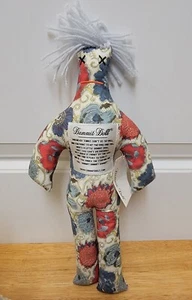 Dammit Doll Stress Funny Gag Gifts Birthday Parody Joke Red White Blue Flowers - Picture 1 of 5