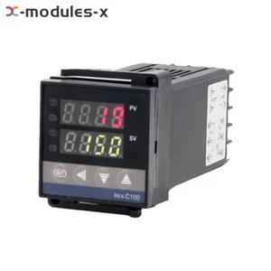 REX-C100 Digital LED Temperature Controller Thermocouple Output Relay K -Type - Picture 1 of 9