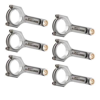 I-Schaft Pleuel Connecting Rods for BMW 328i 528i E36 E46 M52B28 135mm ARP2000 - Image 1 of 4