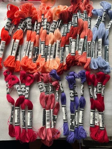 DMC- FLOWER Thread lot- 48 skeins- 4 of each color - Picture 1 of 2
