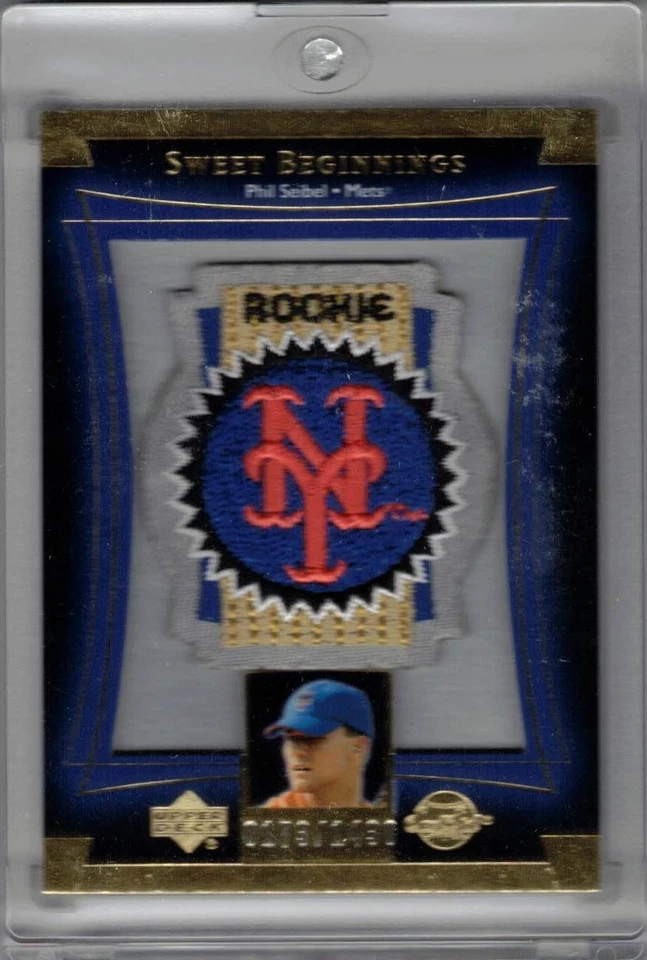 2003 Upper Deck Sweet Spot Sweet Beginnings Phil Seibel (#204) patch card /1430 - Image 1 of 2
