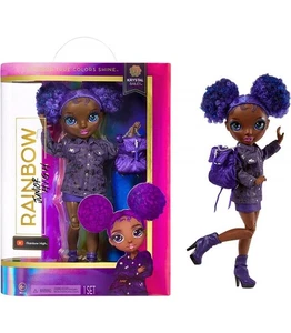 Rainbow Junior High Krystal Bailey 9 Inch Purple Fashion Doll  - Foto 1 di 1