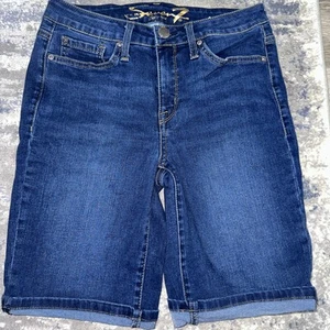 Pantalones cortos de jean Seven 7 Bermuda talla 6 - Imagen 1 de 7