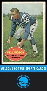 1960 Topps #8 Bill Pellington - Picture 1 of 2