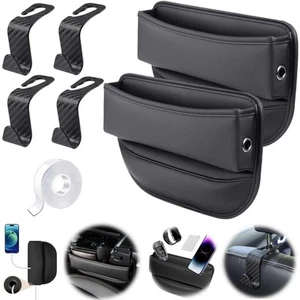 2 Pack Car Seat Storage Front Seat Gap Console Organizer Universal Fit Auto S... - Picture 1 of 8