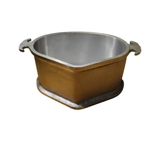 Guardian Service Cookware Pot 8" Triangle Heart No Lid Hammered Aluminum Vintage - Picture 1 of 5