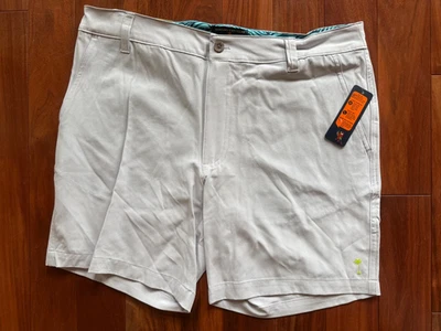 Pantalones Cortos para Hombre Margaritaville Talla 34 Gris Amanecer 4 Vías Elastizados Secado Rápido UPF 30 NUEVOS CON ETIQUETAS Foto 1 de 4