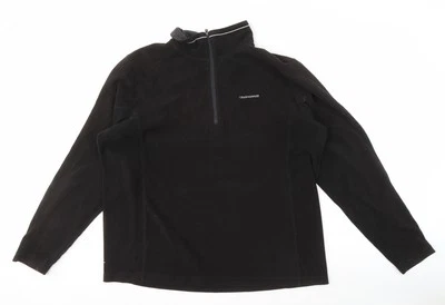 Craghoppers Men's Black Fleece 1/4 Zip Top XL - Image 1 of 4