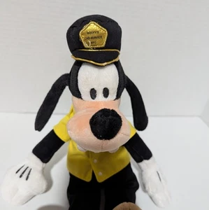 Disney Store Goofy NY Taxi Cab New York Plush Stuffed Dog NWT Times Square Used - Picture 1 of 10