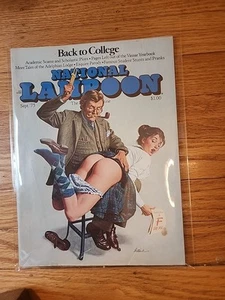 National Lampoon Sept 1975 Back to College ( Spanking Issue) 50 Years Old. - Picture 1 of 1