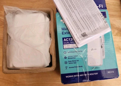 Extensor OneMesh Wi-Fi TP-Link AC1200 RE315, amplificador de 1,2 Gbp, doble banda probado Foto 1 de 3