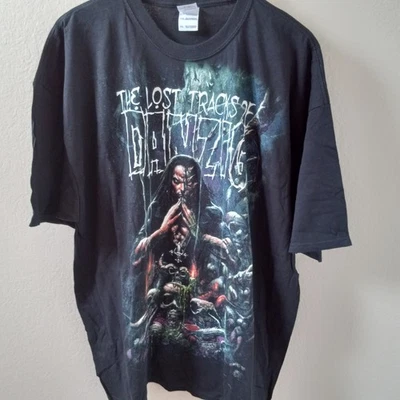 VINTAGE DANZIG 2008 BLACKEST OF BLACK TOUR LOST TRACKS OF DANZIG MENS 2XL BLACK - Image 1 of 4
