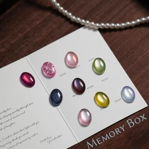 DESDE LA UÑA Caja de Memoria 9 Colores Magnético Brillo Gel Uñas LovinK - Imagen 1 de 8