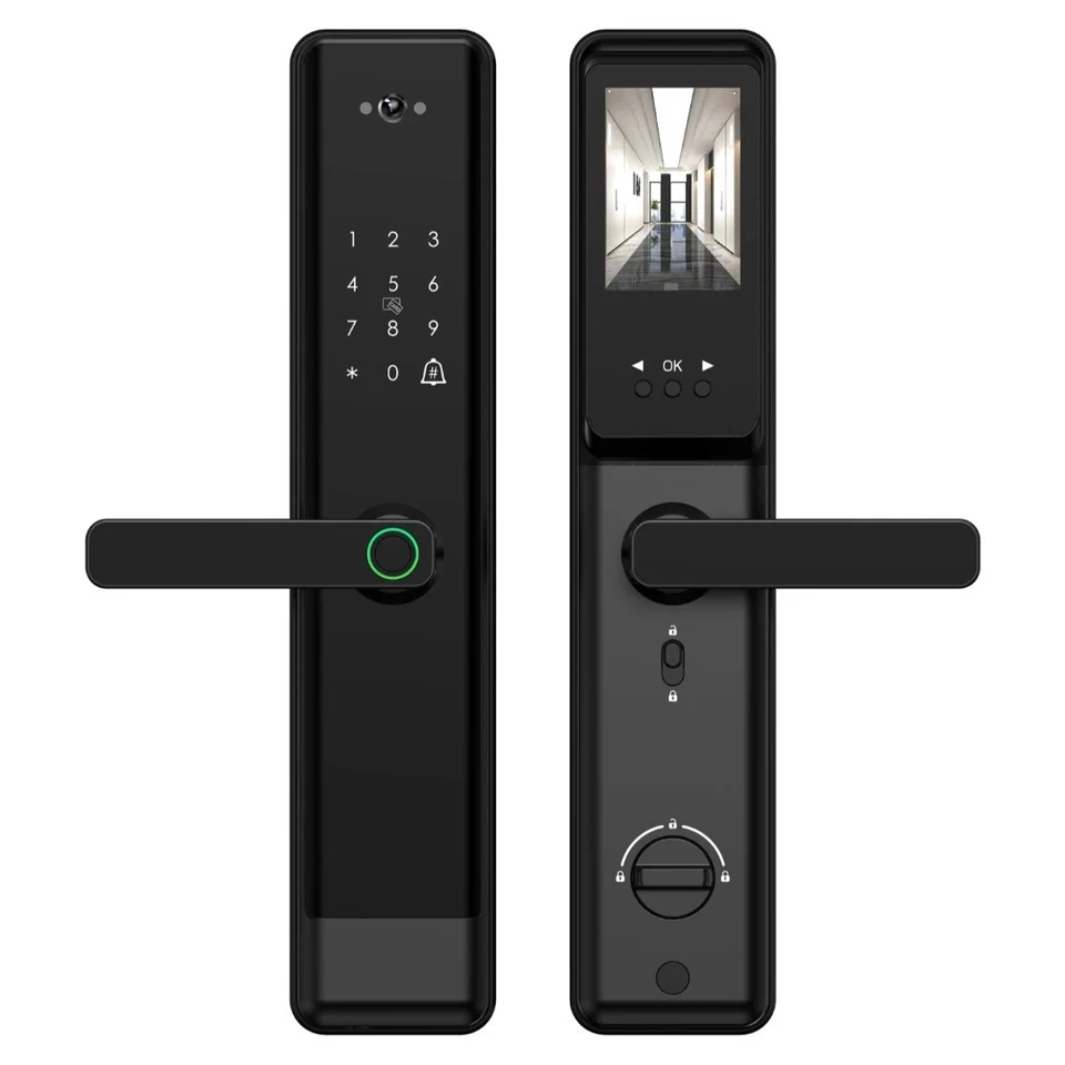 6 in-1 Smart Door Lock Wifi Biometric Fingerprint Touch Password Keyless Keypads - Image 1 of 4