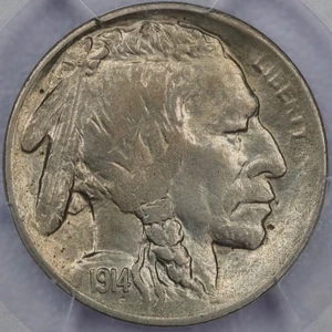 1914-S 5c Buffalo Nickel - PCGS AU 58 - Picture 1 of 4