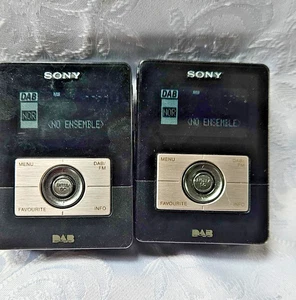 2 x Sony XDR-M1 Portable DAB radio player Collectable Retro Classic Walkman 2005 - Picture 1 of 8