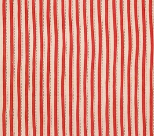 Bloom Stripe Orange Peach Spring Windham Laurie Bird Cotton Quilting Fabric 1 YD - Picture 1 of 6