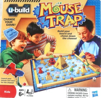 Mouse Trap Game Build your Board Chase down the Cheese by Milton Bradley - Image 1 of 3