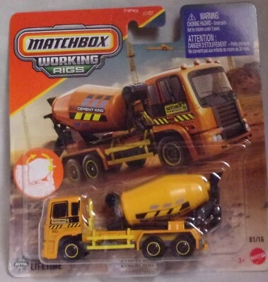 KKar Matchbox - 2024/25 Working Rigs - #1/16 Cement King HD - Orange - Image 1 of 4