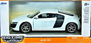 Jada Toys Audi R8 Big Time KUSTOMS 1:32 Scale Die Cast WHITE