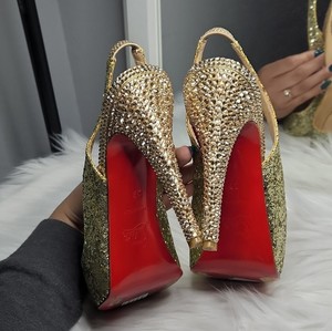 red bottom slingback