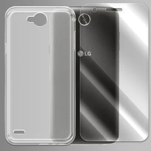 Anti-Bubble Screen Protector Film Guard and Soft TPU Case f LG Fiesta LTE L64VL - Picture 1 of 1