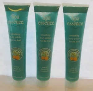 3 SPA ESSENCE SMOOTHING BODY POLISH EUCALYPTUS AND TANGERINE FREE SHIPPING USA - Picture 1 of 3