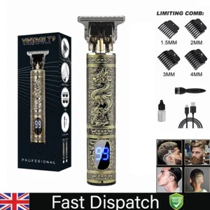 Beard Trimmer & Hair Clippers, Cordless Rechargeable T-Blade Grooming Kit Gift - Picture 1 of 5